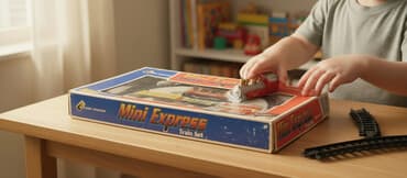 frizerski salon igracka: Mini Express Train Set – baterijski vozni set - Baterijski pogon — 1