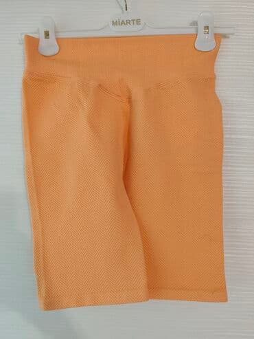 push up helanke: S (EU 36), color - Orange, Geometrical — 1