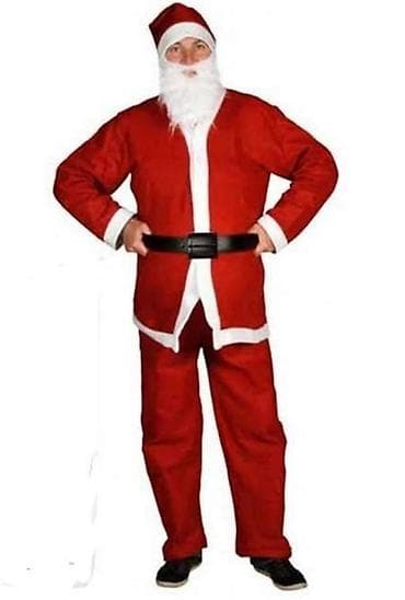 Kostim Odelo Deda Mraza 2000 din Komplet sadrži: Jakna Kais