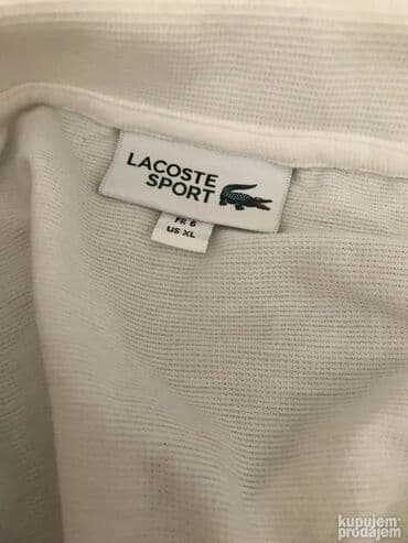 majice sa uv zastitom: Lacoste majica 6 100% cotton Ramena 48cm, duzina 75cm, struk 58-60cm — 2