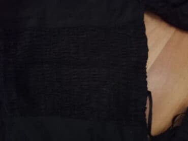 dugacki sako: H&M, S (EU 36), Jednobojni, bоја - Crna — 5