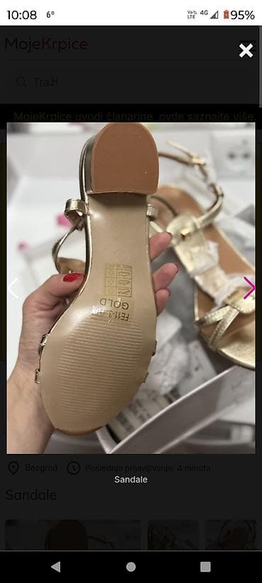 Ostala ženska obuća: Sandale 37 nove — 3