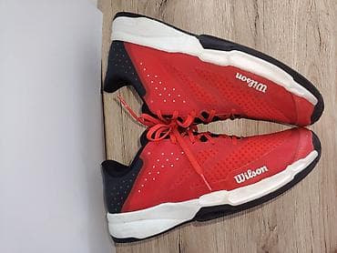 cipele za plivanje: Wilson muške patike za tenis – crveno/crna boja UG 27,5cm - Brend — 4