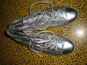 masivno srebrno prstenje: Converse, 37.5, bоја - Srebrna — 2