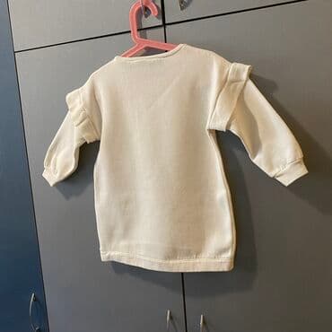 haljine deda mrazice: Preslatka Zara tunika-duks-haljina za male devojcice-bebe Obucena dva — 5