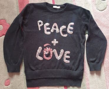 uske pantalone sa visokim strukom: Casual sweater, 122-128 — 1
