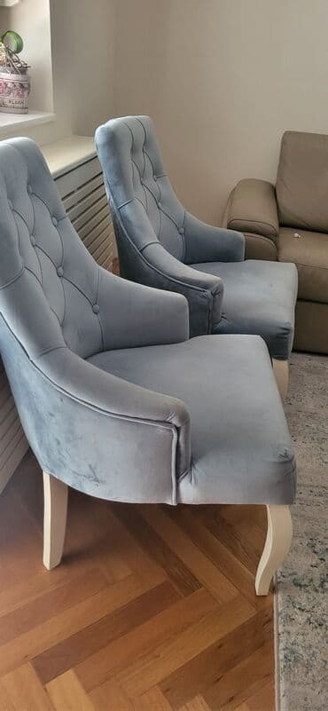 kauc na rasklapanje forma ideale: Simpo trosed u kozi, ocuvan bez ostecenja, dim. 210*90cm i dve stolice — 10