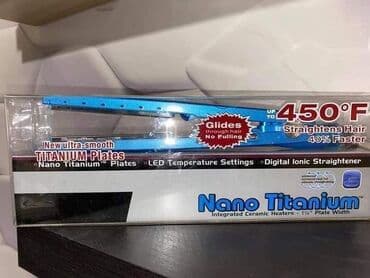 presa za sok: Cena: 1500din Nano Titanium ceramic pegla za kosu Keramička pegla za — 2