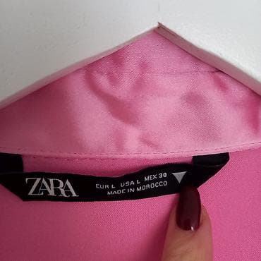 pink svecane haljine: Prelepa Zara haljina - L velicine. Roze boje, satenska. Materijal nije — 4