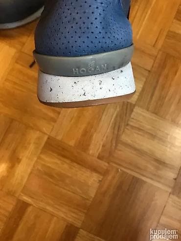 rang patike: Original HOGAN REBEL patike 10 1/2 (44,5) Odozgo koza Djon sirova — 2
