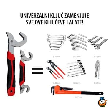 Šrafcigeri: 2 univerzalna kljuca ( 2 kljuca ceo alat ) od sada vam neće biti — 1