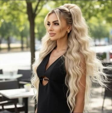 Šminka: Ekstenzije za kosu – clip-in/ponytail - Tipovi: duga ravna “ponytail” — 4