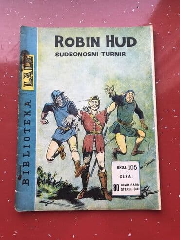 lektira za 7 razred cipela na kraju sveta: Biblioteka Lale 105 - Robin Hud - Sudbonosni turnir — 1