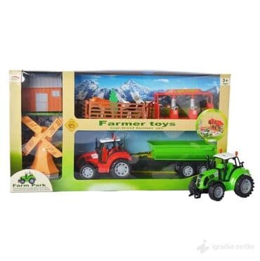 bruder igracke srbija: Traktor Set za igru sa farmom i vetrenjačom - cena 2900 din Traktor — 1