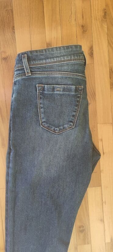 rebraste pantalone: 29, 32, Jeans, Regular rise, Straight — 3