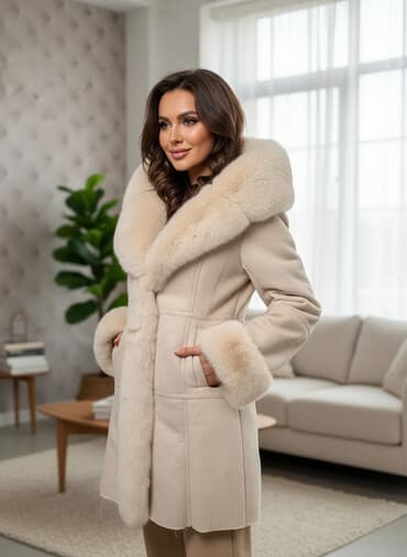 zenska jakna za zimu: One size, Jednobojni, Sa postavom — 1