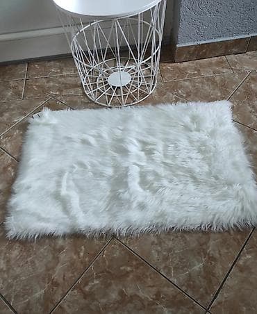 sukno stolnjaci novi sad: Tepih nov,80x50,beo — 4