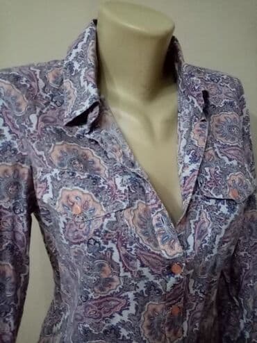 bajkerska jakna sa krznom: M (EU 38), Floral, Print, color - Purple — 2