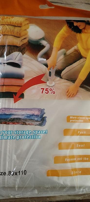 Stilski dekor: Vakuum kese za skladištenje odeće i posteljine - Smanjuju zapreminu — 4