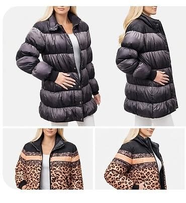 kaput od poliestera: Ženska zimska jakna – puf model do sredine butina - Boja — 4