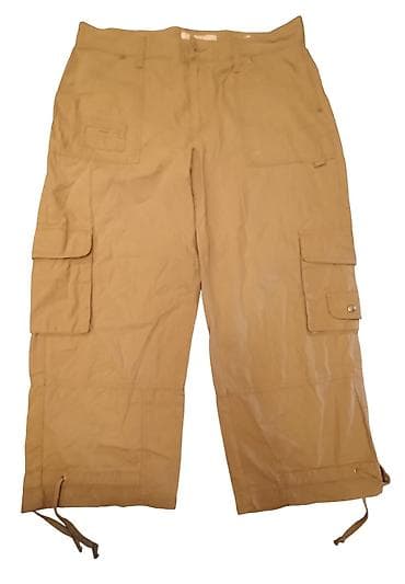 Muška odeća: Kargo pantalone 3/4 dužine – bež/khaki - Model: 3/4 kargo pantalone — 1