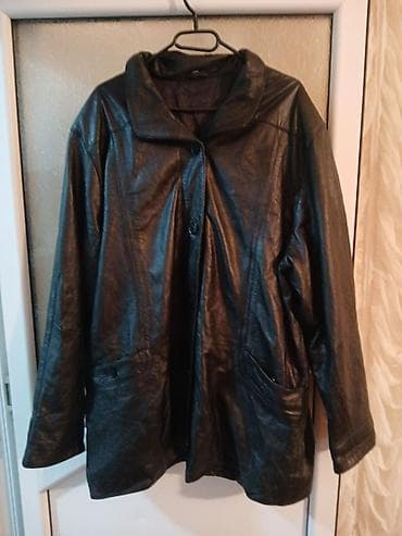 exit jakne: Unisex kožna jakna/kaput od prave kože, crna. po 65-70 Detalji: - — 1