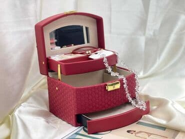 Jewelry box, color - Red, New at lalafo.rs Jewelry box, color - Red, New