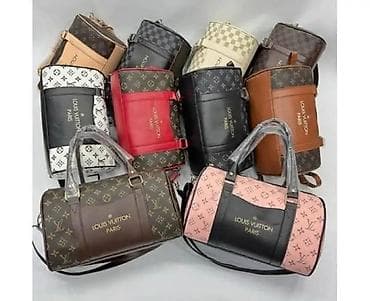 mona torba kopija: Ženske torbe – kolekcija modela sa monogram printom i metalnim logom — 6