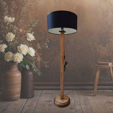 abazuri za lampe: Podna lampa, bоја - Crna — 1
