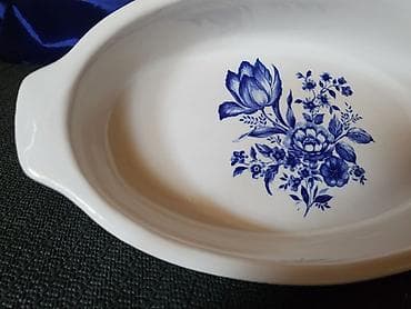 posude za brasno: Pekac nov pun porcelan-vitro porcelan iz 80ih.god. Nov — 4