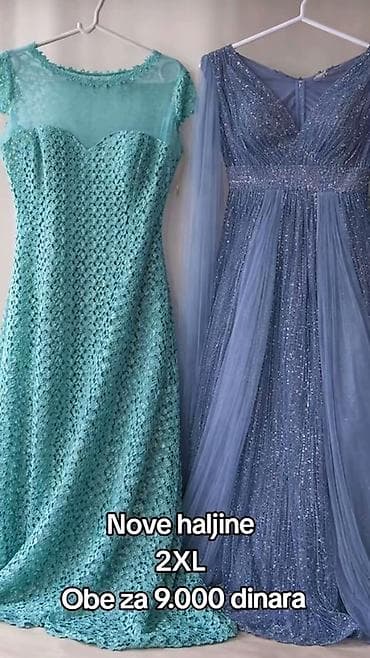 predivne haljine: Elegantne svečane stvari 1) Maturalna haljina – veličina XL - Gornji — 2