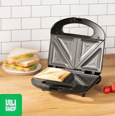 Kitchen Appliances: Crni aparat za sendviče, kompaktan i jednostavan za skladištenje — 1