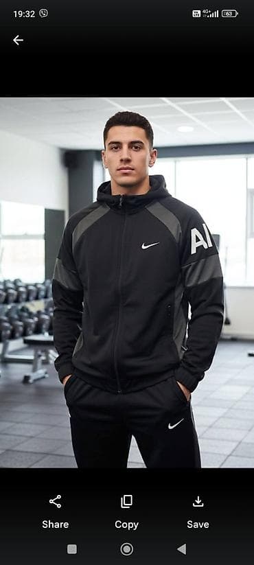 Muški sportski komplet – dukserica sa kapuljačom i donji deo na lalafo.rs Muški sportski komplet – dukserica sa kapuljačom i donji deo