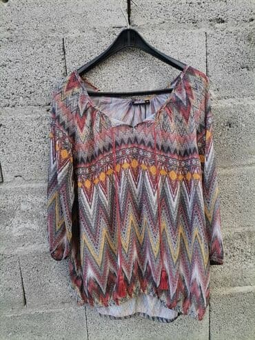 h and m obuca: Prelepa šarena bluzica, kao nova. Obučena 2-3 puta, Veličina 40 — 1