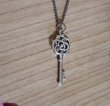adidas samba srebrne: Pendant necklace, Material: Stainless steel — 13