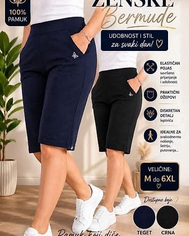 pantalone pamuk polyester: Pamučne bermude2 kom. 2500 din. V — 1