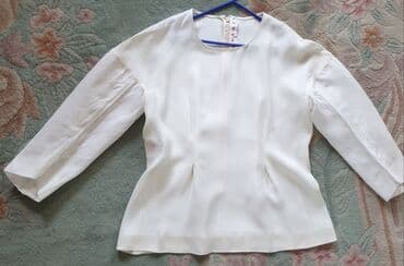 bele tunike: MARNI original skupocena bela bluza. Jako interesantna, strukirana — 2