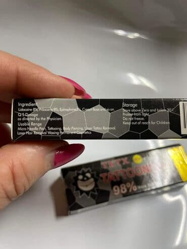 Medicinski proizvodi: TKTX anestetik krema Cena: Possible 1200 din Tattoonumb 1500 din Neo — 6