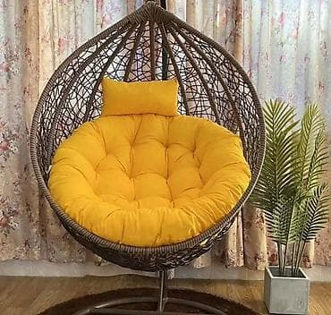 jastuci gnezdo: Jastuk za ljuljašku/gnijezdo – okrugli, duboko punjen, sa naslonom za — 2