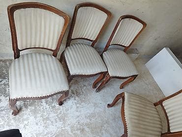 vintage stolice: Set starinskih drvenih stolica – komplet od 4 komada,u korektnom — 1