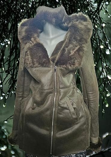 nit haljine: Topao monton sa veštačkim krznom S-XL. Ženska zimska jakna/kaput sa — 1