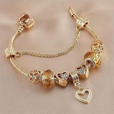 sterling silver 925 cena: Narukvica sa privescima – personalizovani “charm” dizajn - Tip — 2