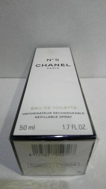 chanel c: CHANEL NO5 EDT 50ML REFILLABLE | Chanel No5 edt 50ml refillable — 5
