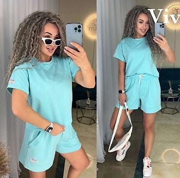 majice original: ✅Ženski komplet šorts + majica sa kratkim rukavima ✅S M L velicine — 3