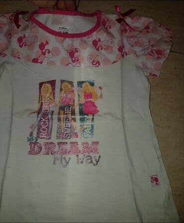 puma majica srbija: Original preslatka Barbie majica za devojcice. Broj 5. Sa aplikacijom — 3
