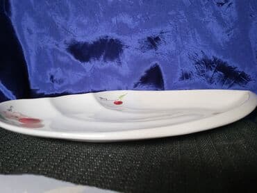 porcelanske solje za caj: Tanjir vintaz za serviranja,posluzenja porcelanski. Tanjir je bez — 10