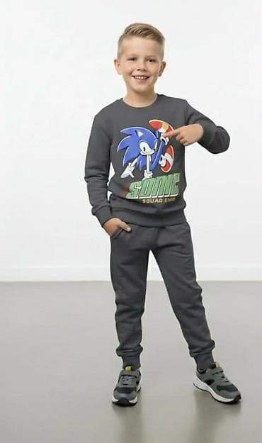 princip duks: Dečiji komplet trenerke – više modela - Dva dizajna: 1) Sonic — 1