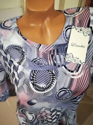 elegantne tunike za punije dame: Nova zenska bluza sa sarom Linsolita. Turska. Odlicna zenska bluza sa — 2