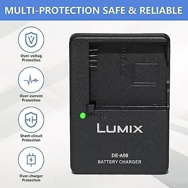 stikeri za telefon: Punjač baterija LUMIX DE-A98 / DE-A98B - Namenjen za punjenje Li-ion — 4