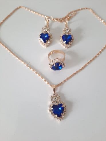zenske torbice mona: Set: Earrings, Necklace, Ring — 2
